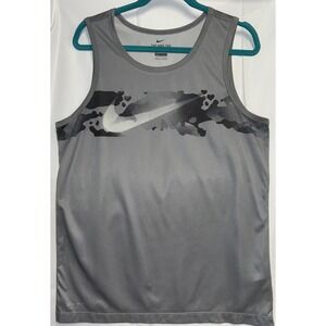 Nike Women's Gray DriFit Tank‎ Top Size Medium